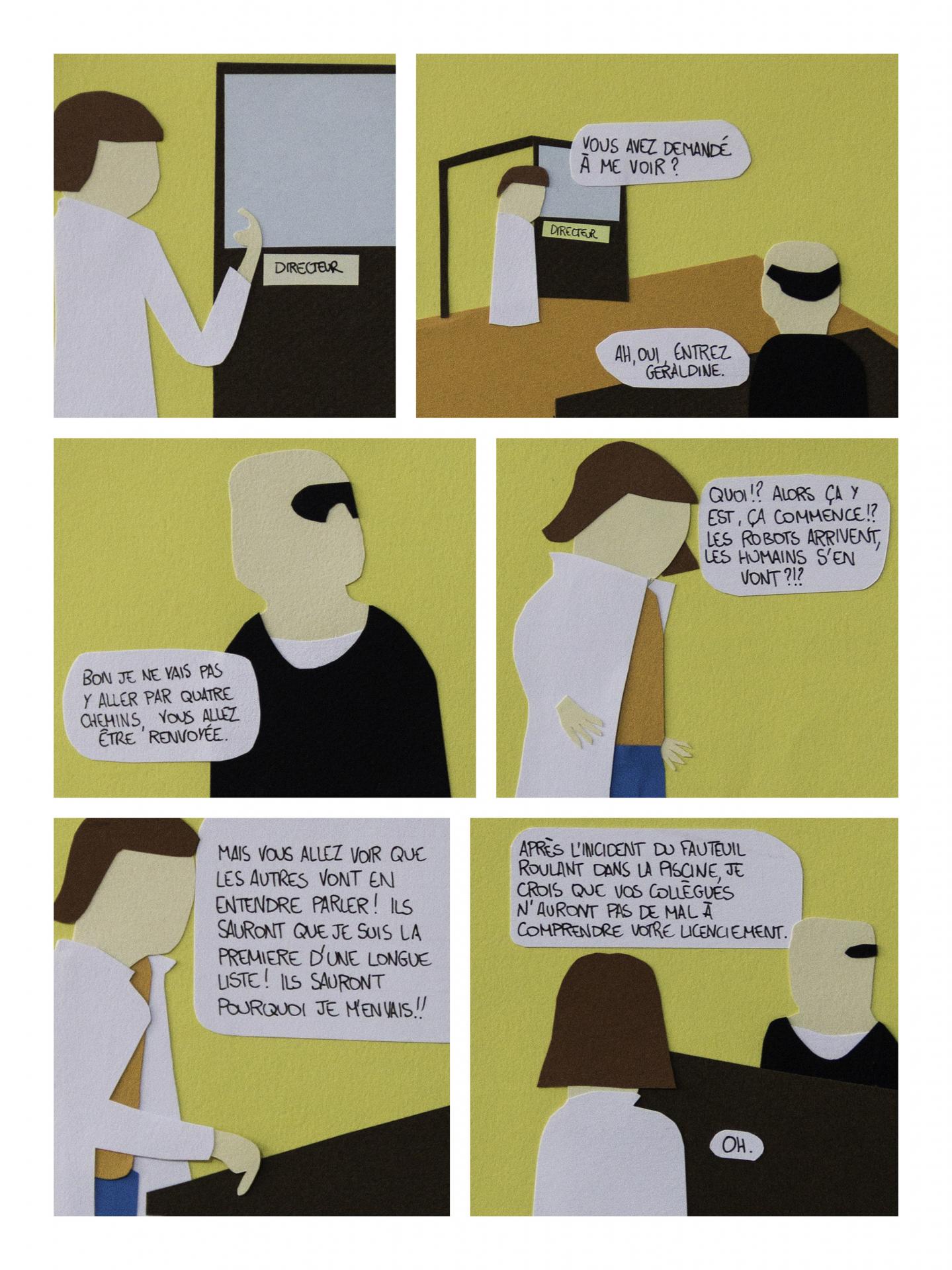 C'était long à découpé le papier