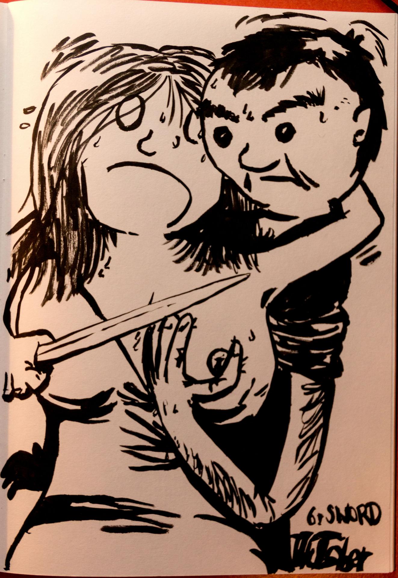 Ink6 sword